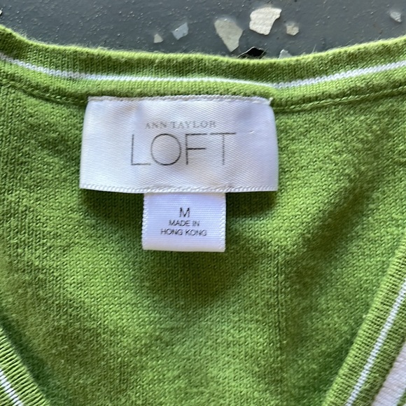 Green/White Knit Tank-top - Picture 3 of 4